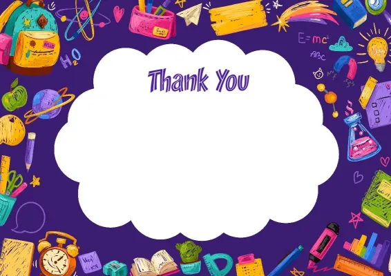 Children's letter of appreciation template «World of Discoveries»