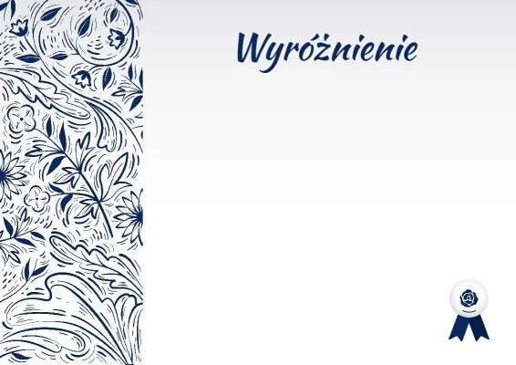Szablon wyróżnienia «Symfonia inspiracji»