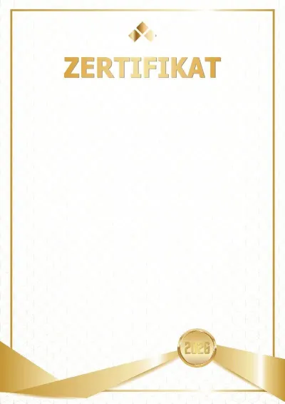 Zertifikat-Vorlage „Führungskraft des Jahres“