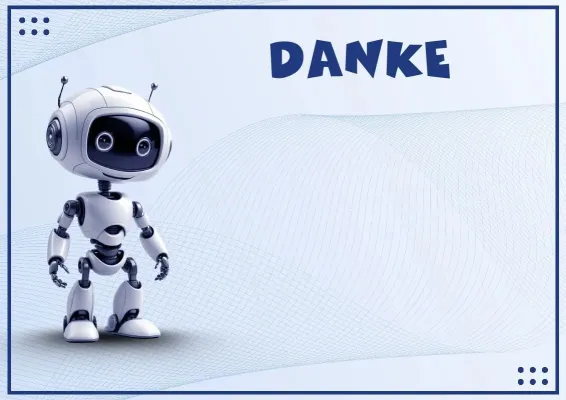 Roboboom Dankschreiben
