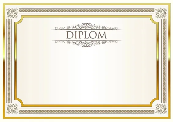 Feierliche Diplom-Vorlage «Glanz»
