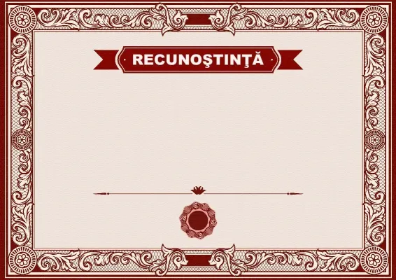 Șablon de recunoștință „Silueta artei”