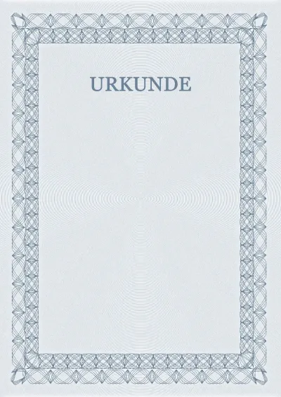 Festliche Urkunde-Vorlage Nr. 5