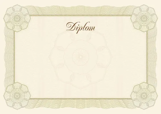 Diplom-Vorlage „Klassischer Standard“