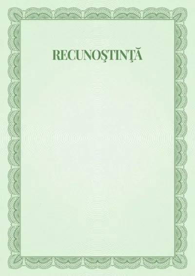 Șablon de mulțumire solemnă nr. 6