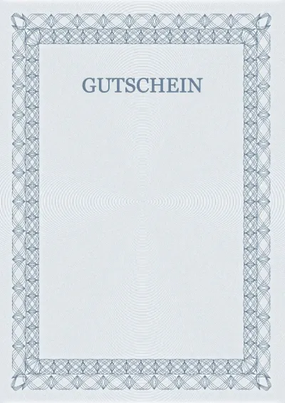 Festliche Gutschein-Vorlage Nr. 5