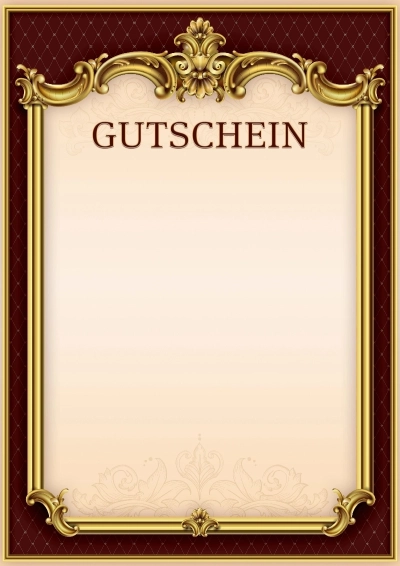 Wappen-Gutscheinvorlage «Stille des Empires»