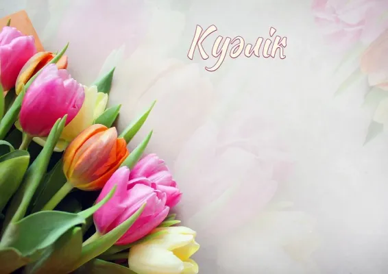 «Көктемгі қызғалдақтар» көркем куәлігінің үлгісі