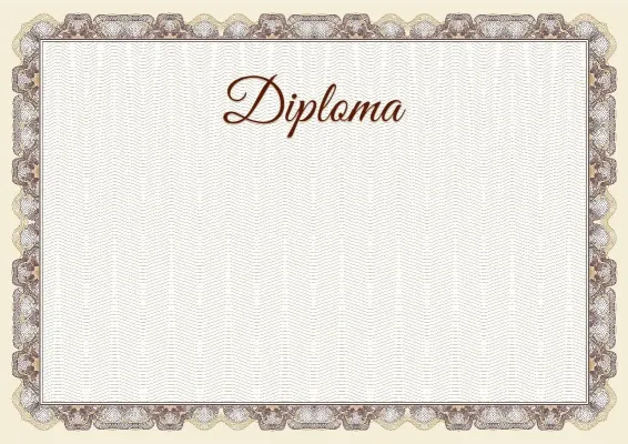 Modello di diploma celebrativo «Platino Nobile»