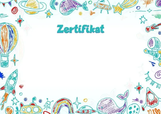 Zertifikat-Vorlage „Entdecker“