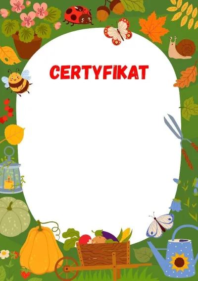 Szablon certyfikatu «Leśne zbiory»