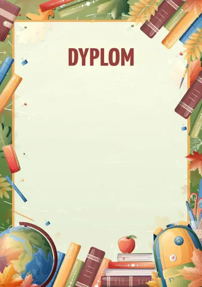Szablon dyplomu «Zew wiedzy»