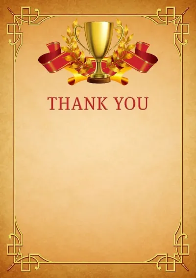 Sports Letter of Appreciation Template 'Victory'