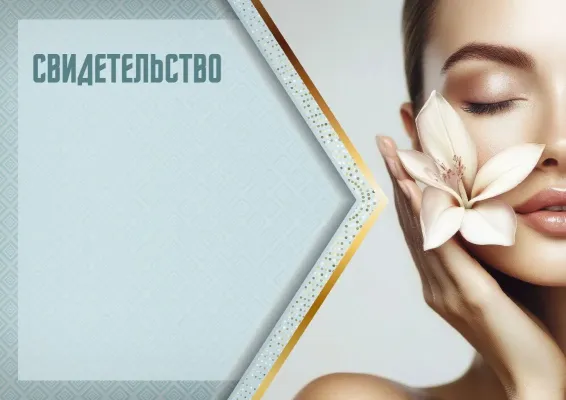 Шаблон свидетельства «Формула совершенства»