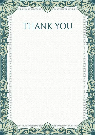 Artistic Letter of Appreciation Template 'Greensleeves'