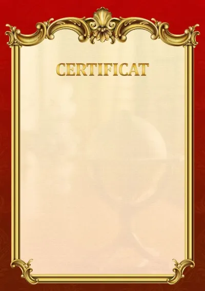 Șablon de certificat școlar „Empire”