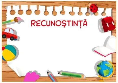 Șablon de scrisoare de mulțumire pentru copii «Grădinița mea iubită!»