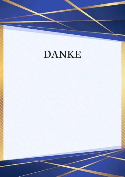 Шаблон торжественной Dankschreiben «Перспектива»