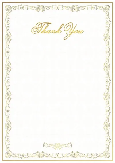 Solemn Letter of Appreciation Template 'Rondo'