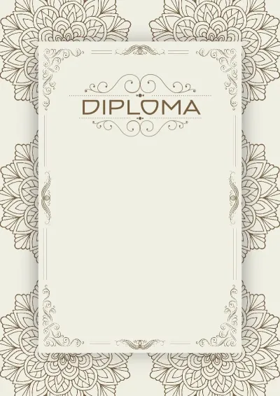 Artistic Diploma Template 'Vintage Summer'