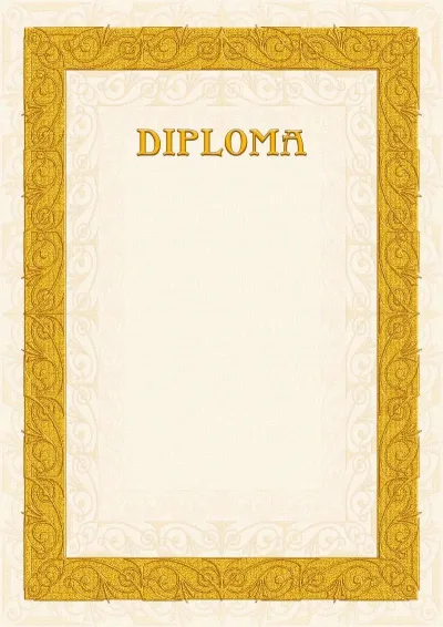 Modello di diploma «Motivi sabbiosi»