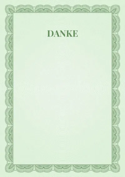 Festliche Vorlage für ein Dankschreiben Nr. 6