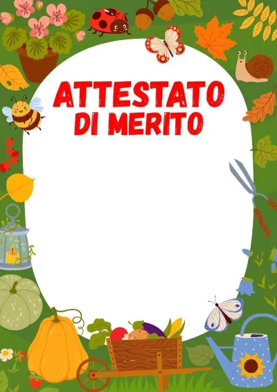 Modello di attestato «Raccolto del bosco»