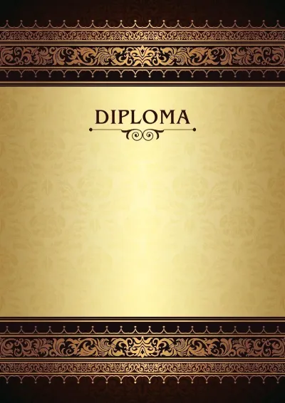 Modello di diploma solenne «Motivi reali»