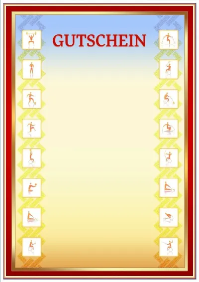 Sport-Gutschein-Vorlage «Paralympische Zeit»