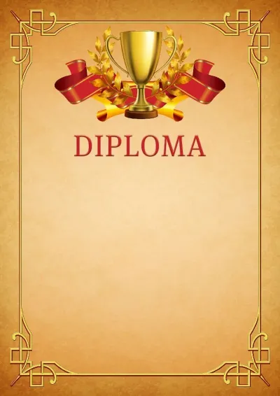 Sports Diploma Template 'Victory'
