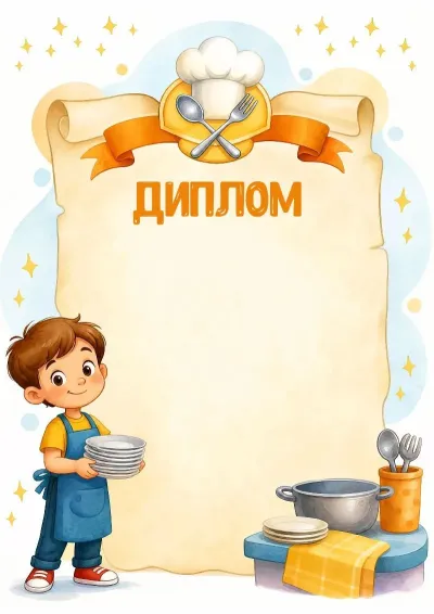 «Үздік кезекші» диплом шаблоны
