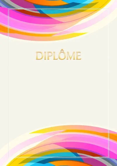 Modèle de diplôme «Impulsion»