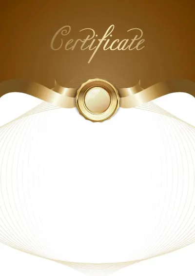 Formal Certificate Template «Academy of Style»