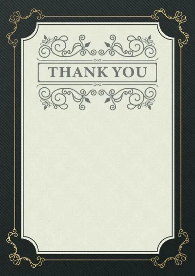 Solemn Letter of Appreciation Template «Fugue»