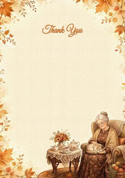 Letter of appreciation template «Beloved Grandmother»