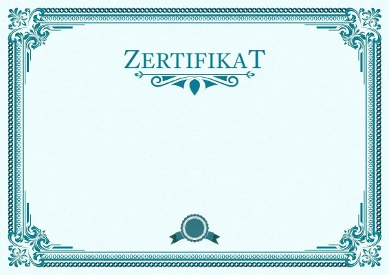Zertifikat-Vorlage «Spektrum der Führung»