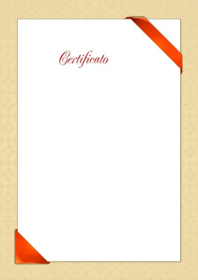 Шаблон художественной certificati «Подарочная открытка»