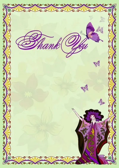 Letter of Appreciation Template «Harmony»