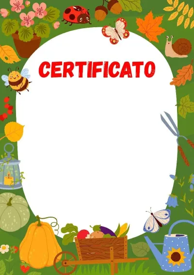 Modello di certificato «Raccolto del bosco»