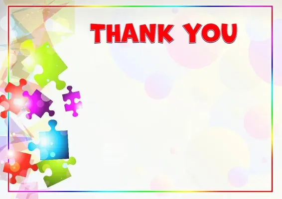 Children's Letter of Appreciation Template 'Kaleidoscope of Colors'