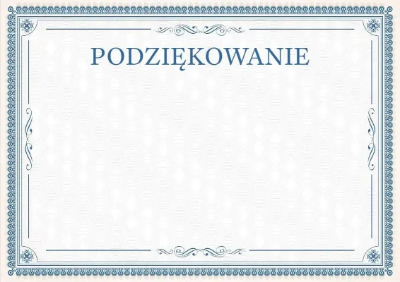 Szablon uroczystego podziękowania «Eleganckie koronki»