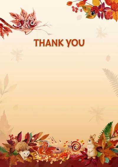Children's Letter of Appreciation Template «Autumn Games»