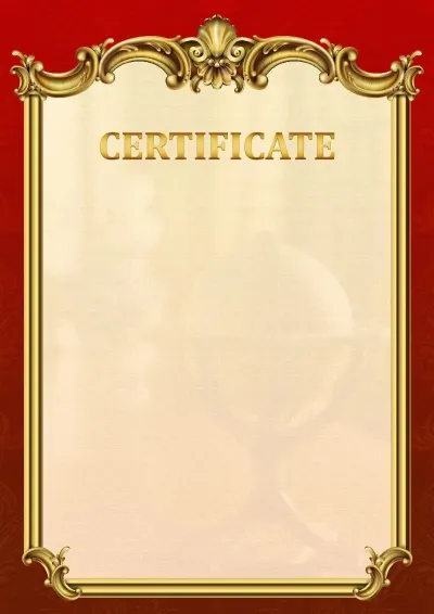 'Empire' School Certificate Template