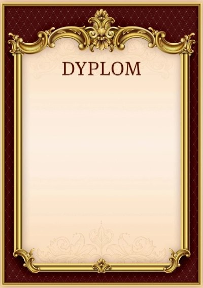 Szablon herbowego dyplomu „Cisza Empire”
