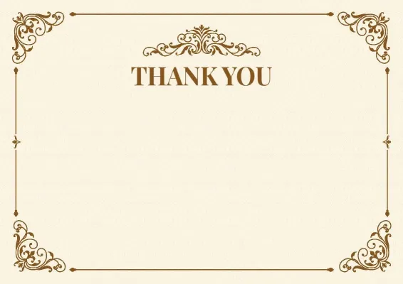 Ceremonial 'Milestone' letter of appreciation template