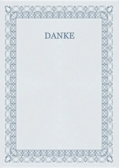 Festliche Dankschreiben-Vorlage Nr. 5