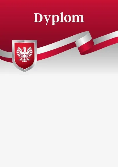 Herbowy szablon dyplomu