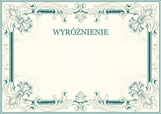 Szablon artystycznego wyróżnienia «Ornament sukcesu»