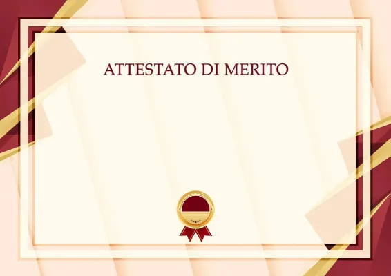 Modello di attestato solenne «Formula del successo»