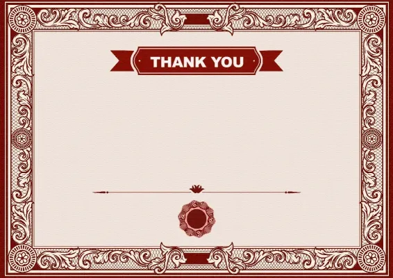 Letter of appreciation template «Silhouette of Art»